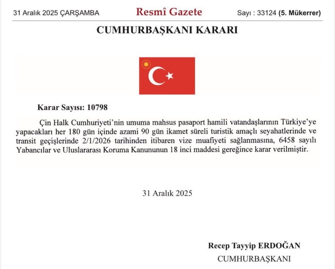 Çin Vatandaşlarına Türkiye’ye Vizesiz Giriş Hakkı - Galeri 1