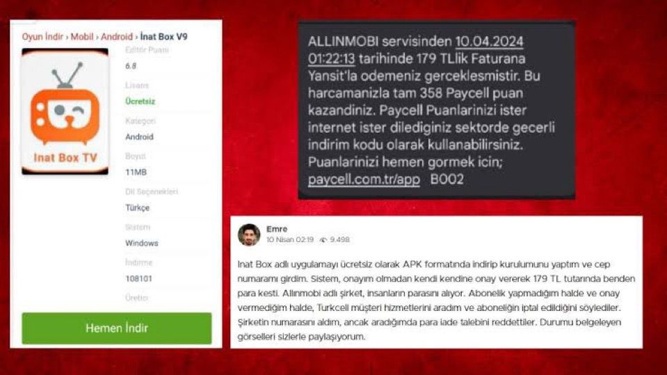 BEDAVA DİZİ TUZAĞI: “İNAT BOX” UYGULAMASIYLA 14 MİLYONLUK SİBER VURGUN
